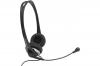 DACOMEX Casque-Micro Stro Ajustable Jack 3.5 mm noir/gris