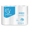 PAPERNET Paquet de 6 rouleaux de Papier toilette en rouleau 2 plis pure cellulose, 200 formats L22m blanc