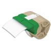 LEITZ Cartouche recycle d'tiquettes continues en papier adhsif permanent 88mmx22m Blanc 70030001