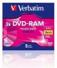 PACK DE 5 DVD-RAM 9.4GB 3X VERBATIM