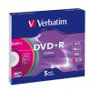 DVD+R VERBATIM PACK DE 5 4.7GO 16X
