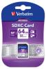 CARTE MEMOIRE FLASH VERBATIM PREMIUM 64GO CLASS 10 SDXC