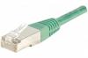 Cordon RJ45 CAT 6 F/UTP vert - 1 m