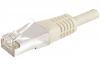 DEXLAN Cordon RJ45 CAT 6A F/UTP gris - 1 m