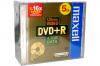 BOITE DE 5 DVD+R4,7 Go 16X MAXELL