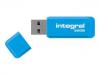 CLE USB 32GB INTEGRAL NEON USB 2.0 BLEU
