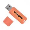CLE USB NEON 8GB INTEGRAL ORANGE