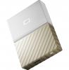 DISQUE DUR EXTERNE WD MY PASSPORT ULTRA 2To USB 3.0 AES 256Bits OR/BLANC