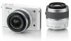 Appareils Photo Numeriques Nikon 1 V1 blanc + objectif NIKKOR VR 10-30mm f/3.5 - 5.6 (q. 27  81mm)